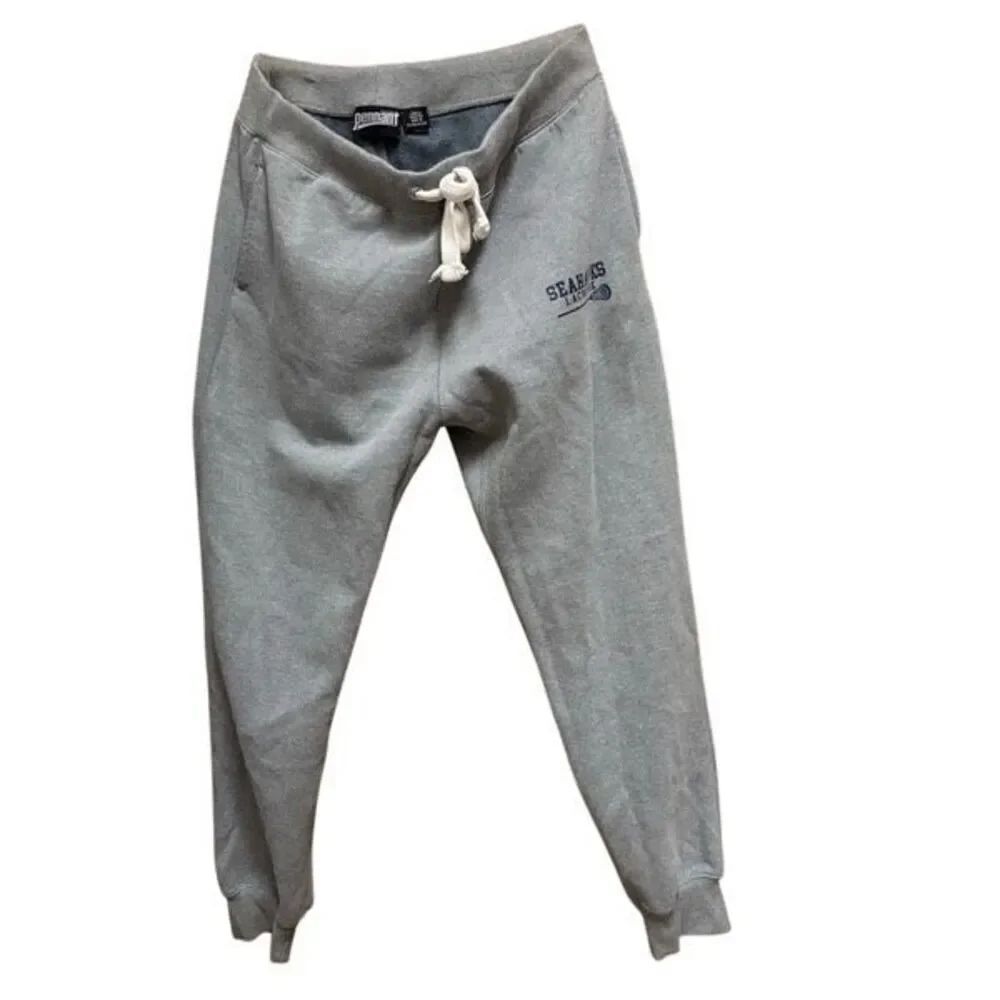 Seahawks Lacrosse Size Medium Gray Sweatpants